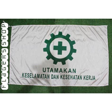 Jual Bendera K3 Standar Depnaker 90x135 Cm Standar Shopee Indonesia