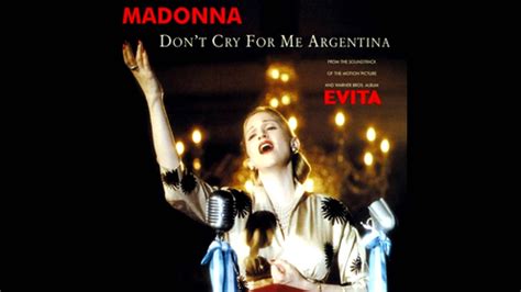 Don T Cry For Me Argentina Madonna - Madonna - Don't Cry for Me Argentina (English + Greek Subs) - YouTube