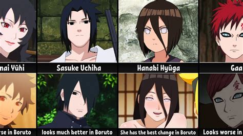 Changes Of Naruto Characters In Boruto Ranked From Worst To Best Youtube