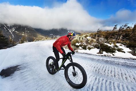 First Ascent Of Mount Washington By Bike In Winter