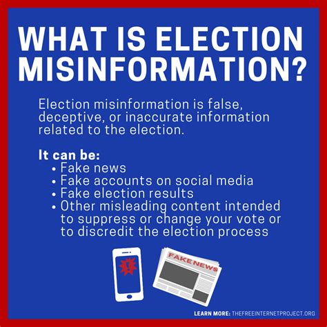 Public Service Announcements: Tips to Avoid Election Misinformation and Fake Election Results 