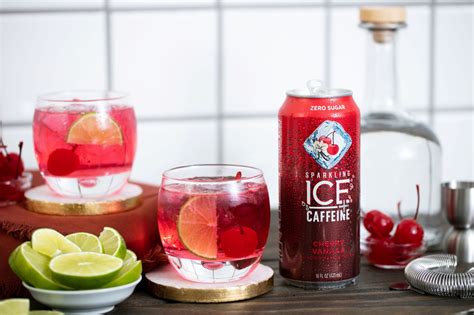 Sparkling Ice® Caffeine Cherry Vanilla Bombshell Cocktail Recipes