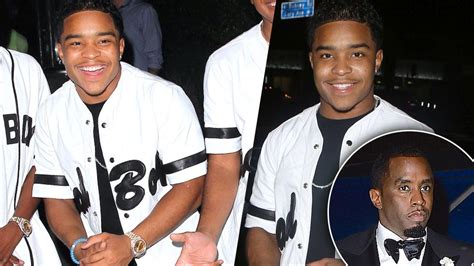 Shaking Off The Scandal Diddys Son Justin Combs Parties In La Amid