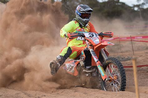 Ktm 1 2 As Mighty Milner Maintains Unbeaten Run In A Testing Aorc