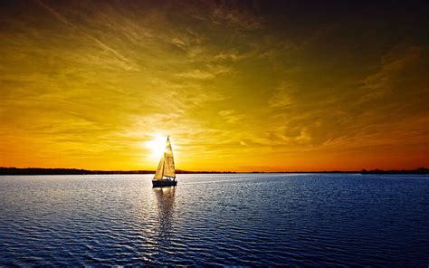 Ocean Sunset Amazing Nature Hd Wallpaper Peakpx