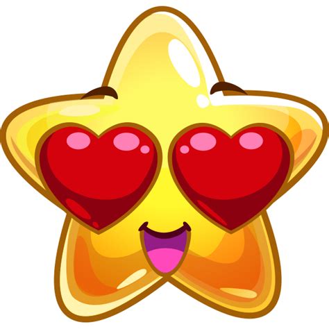 Look Of Love Star Symbols And Emoticons