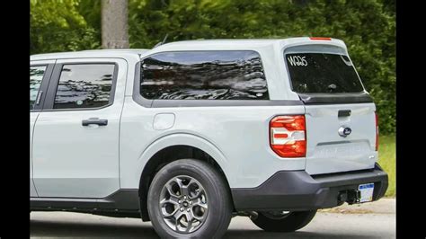 2022 Ford Maverick Gets Spotted In The Wild Testing Unattractive Camper