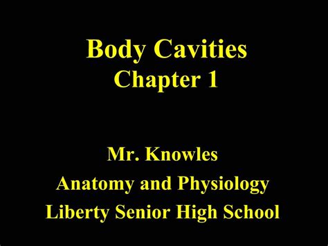 Ppt Body Cavities Chapter 1 Powerpoint Presentation Free Download Id 274767