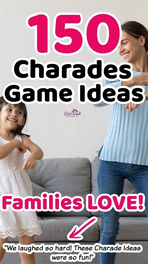 200 Charades Ideas For 2021 That Are Crazy Fun Tendig