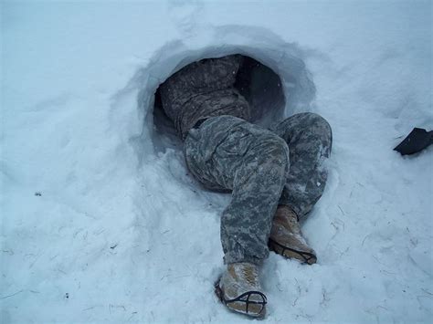Snow Cave Winter Survival Survival Survival Shelter
