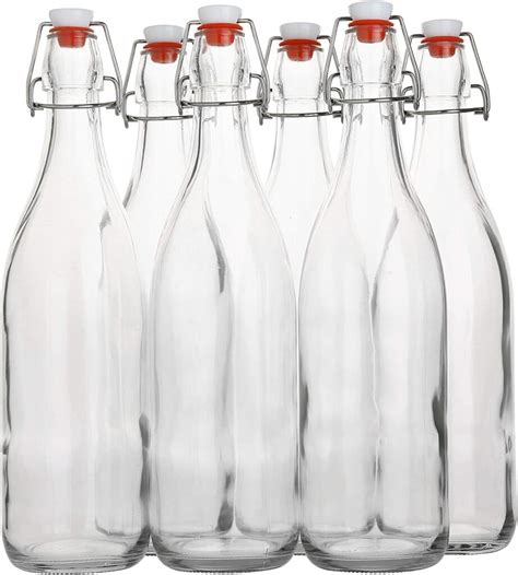 6 X 1 Liter Swing Top Bottles Growlettes Homebrew Finds