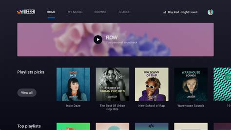 Stream unlimited music with deezer to discover your perfect soundtrack. Deezer releases a native app for Android TV