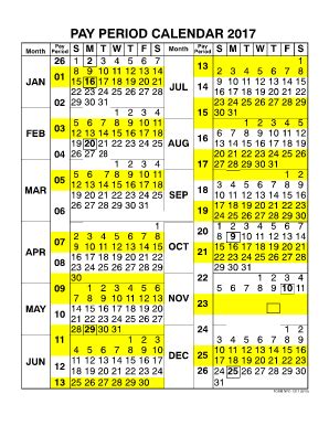 Federal Pay Period Calendar Fill And Sign Printable Template Online