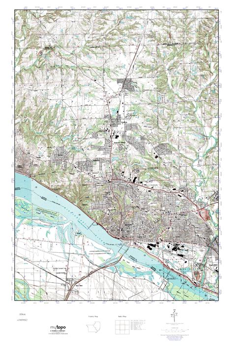 Mytopo Alton Missouri Usgs Quad Topo Map