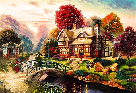 Fall Cottage Wallpapers Wallpaper Cave