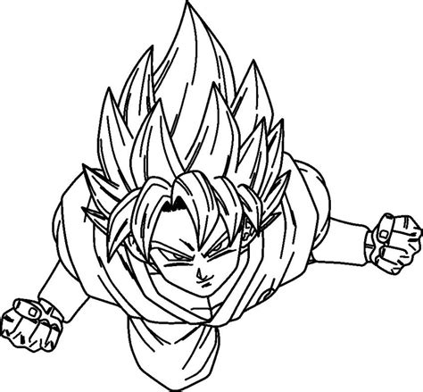 Look at the picture carefully and follow the weird but helpful shapes. Goku Sketch Drawing | Free download on ClipArtMag