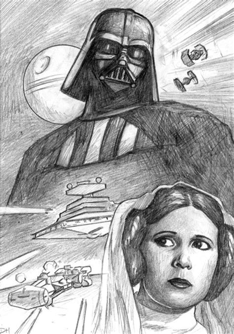 16 Breathtaking Star Wars Pencil Sketches Pencils Sketches
