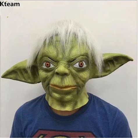 Top Grade Halloween Party Cosplay Movie Star Wars Jedi Yoda Deluxe