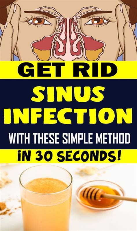 get rid of sinus infection in 30 seconds with this simple method and this common household