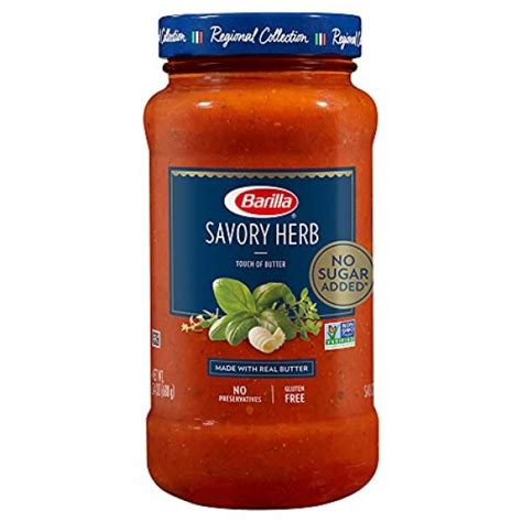 Barilla Premium Pasta Sauce Savory Herb Ounce Jar No