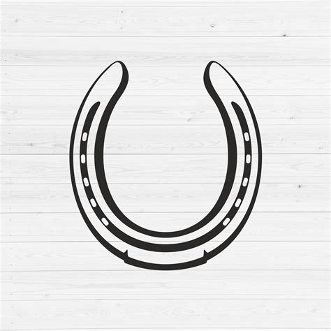 Horseshoe Svg Western Svg Horse Shoe Svg Lucky Svg Vector Etsy