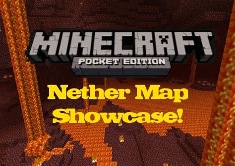 Minecraft Pe Nether Map Showcase Youtube