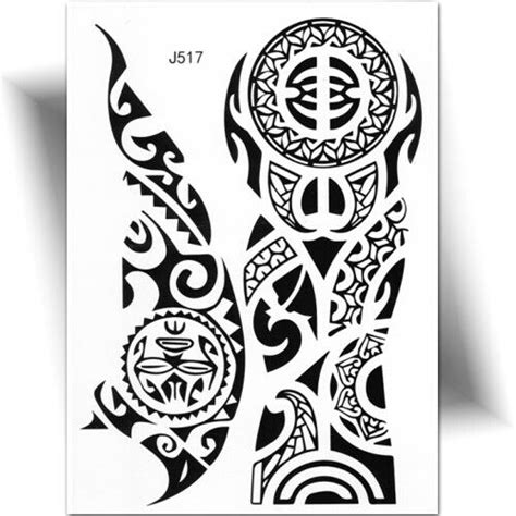 Enata Polynesian Temporary Tattoo Maori Ephemeral Arm Provisional Ebay