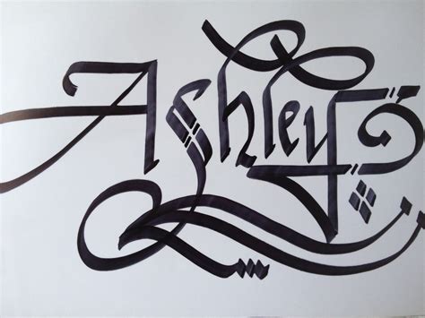 Calligraphy Art Girl Names In Calligraphy 1 Ashley And Adele