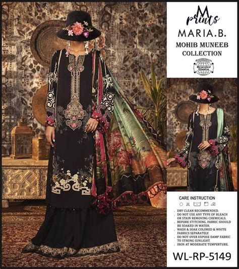 Maria B New Design Marina 5149 Black For Sale Online In Lahore Pakistan