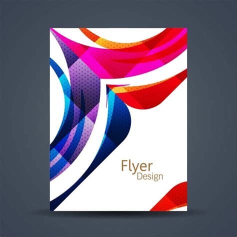 Free Vector Abstract Colorful Flyer Template