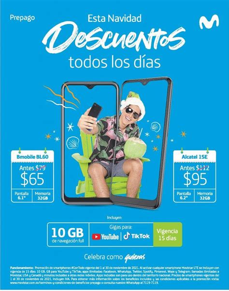 Descuentos En Celulares Prepago Para Navidad Con Movistar El Salvador