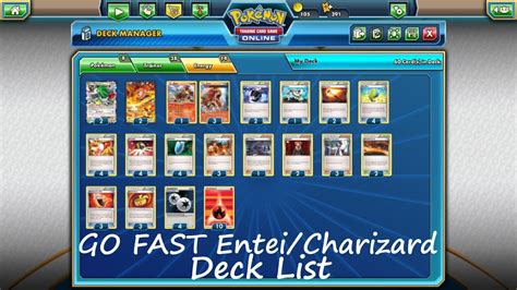 Most theme decks are designed with a specific strategy (such as special conditions) or theme (such as starter pokémon) in mind. Pokemon TCG Deck List - GO FAST Entei/Charizard EX - YouTube