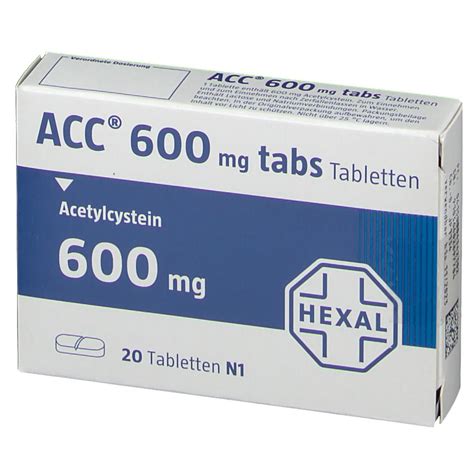 Acc® 600 Mg Tabs Tabletten 20 St Shop