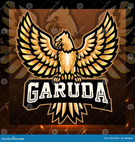 Garuda Mascot Esport Logo Design Stock Vector Illustration Of Claw