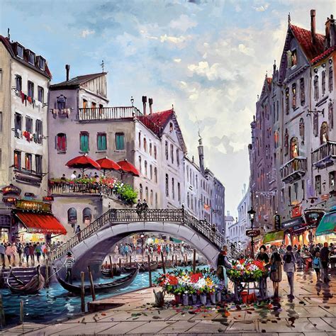 City Of Dreams Painting By Henderson Cisz Adore Fine Art