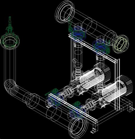 Water Pumping System D Dwg Model For Autocad Designs Cad