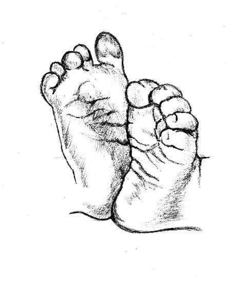 Https://tommynaija.com/draw/how To Draw A Baby Foot