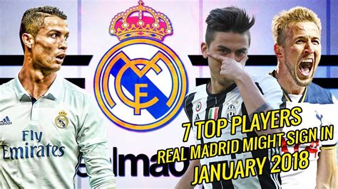 7 Top Players Real Madrid Might Sign In January Real Madrid Transfer