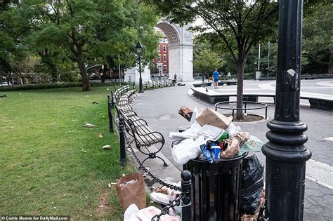 Washington Square Park Is Left Littered With Empty Alcohol Containers