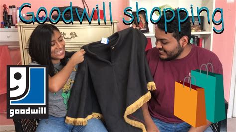 shopping at goodwill for each other 🛍😝 youtube