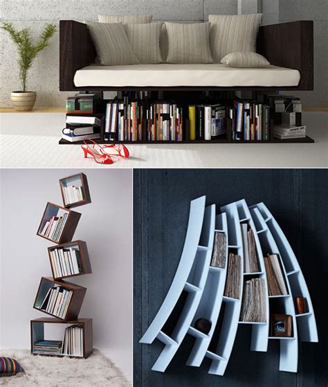 12 Playful And Unusual Bookcases Design Swan