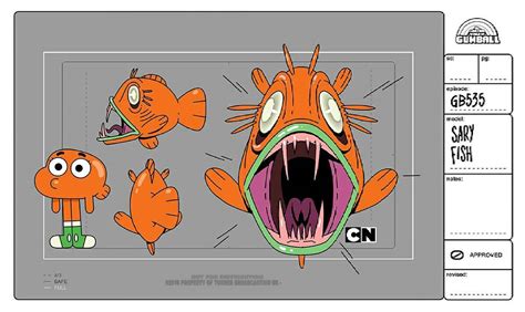 Image Gb535 Scary Fishpng The Amazing World Of Gumball Wiki