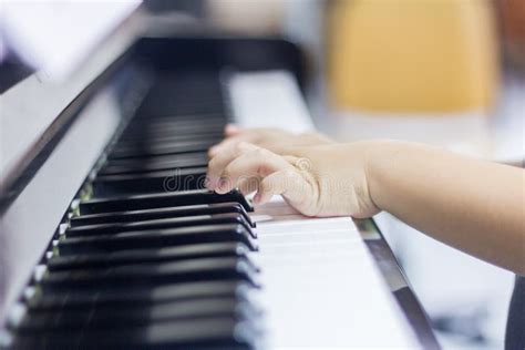 Children Is Playing Piano Stock Photo Image Of Mood 73887548