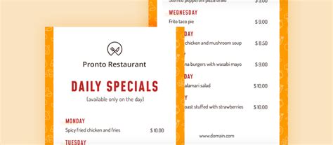 Creative Daily Special Ideas For Restaurants To Attract More Customers