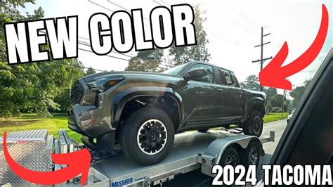 Spotted 2024 Toyota Tacoma Trd Off Road In Bronze Oxide Youtube