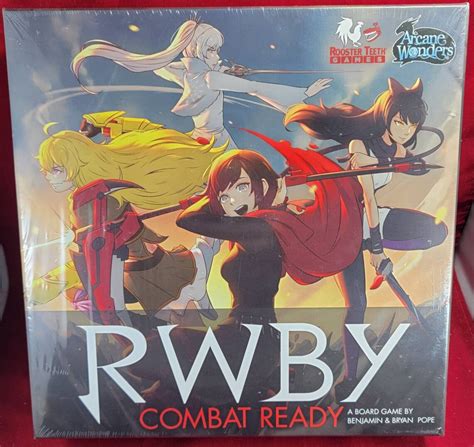 Rwby Combat Ready Boardgame Nib Etsy