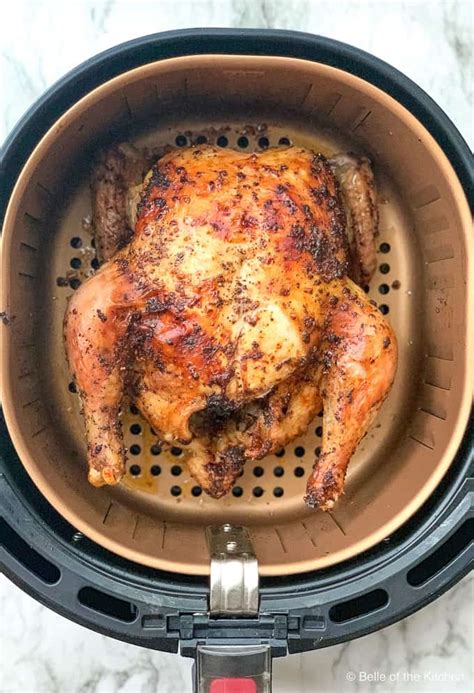 How long to fry a cut up chicken?. Air Fryer Whole Chicken - Belle of the Kitchen