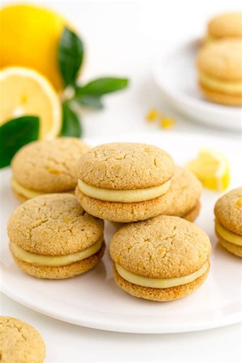 Keyword healthy lemon poppy seed cookies, paleo lemon poppyseed cookies. Lemon curd sandwiched between soft and chewy paleo lemon ...