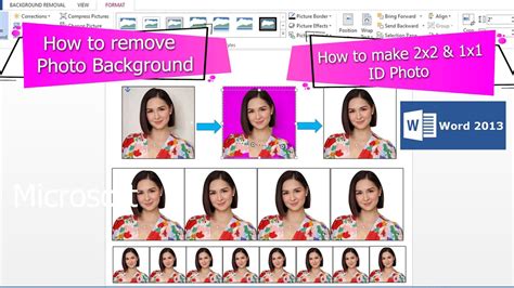 How To Change Photo Background And How To Create 2x2 And 1x1 Using