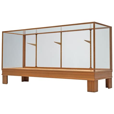 Large Showcase In Oak And Glass For Sale At 1stdibs